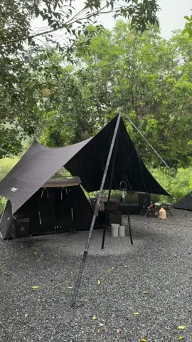 แคมป์ปิ้งฤดูฝน ⛈️🍃⛺️#แคมป์ปิ้ง #กางเต็นท์ #ใช้ชีวิตให้มีความสุข #ธรรมชาติบําบัด 