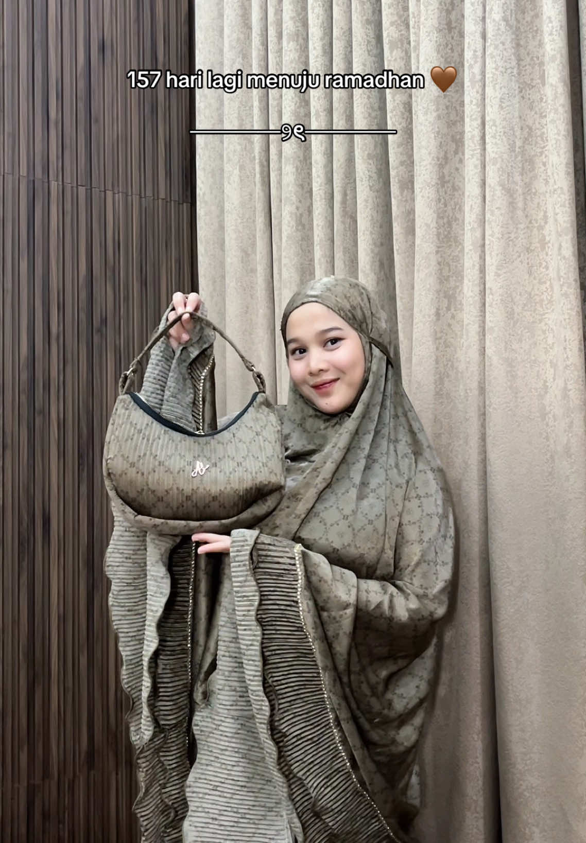 Semoga kita semua diberikan kesehatan dan kebahagiaan Aminnnnn 🤎🥰 #ramadhan #kareem #mashaallah #rekomendasi #mukena 