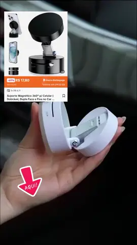 Gruda firme. Gira fácil. E ainda é lindo 😍#SuporteMagnéticoTop   #CelularSeguroSempre   #HmastonCJ53 