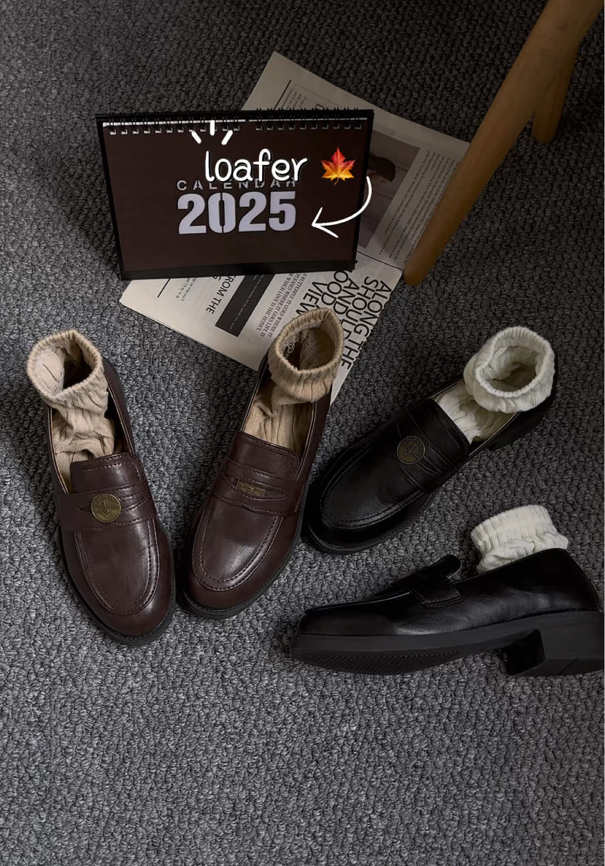 Trả lời @Là Myn Đây ✌️ Nhận hàng là sẽ y như trên video nha mọi người ơi, trời ơi em này sinh nhật thu đông luôn á mọi người tham khảo thử nha 🍂🍂 ##review##giayxinh##loafers##giaynu##giaydep @@Là Myn Đây ✌️