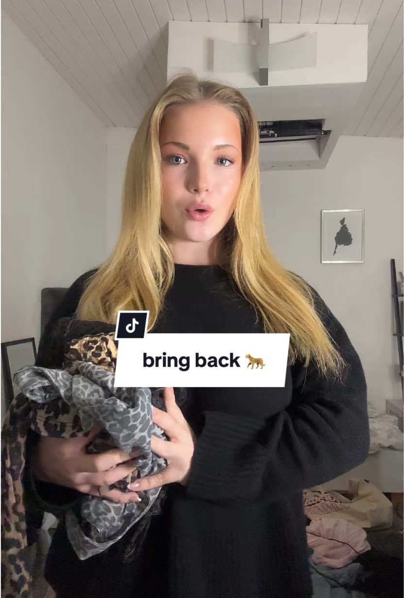 BRING BACK leopard trenden🐆 eller inte.. sluta me att d inte blev den tröjan 