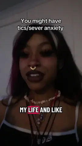 I am not a doctor and CANNOT diagnose you but I can say it’s usually genetic or developed from anxiety!#tourettesawareness #tics #tourettes #severanxiety #anxiety 