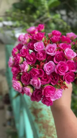 Cụm hoa hồng 21 bông, để đâu cũng đẹp #heocongarden #fyp #hoahong #hoaluacaocap 