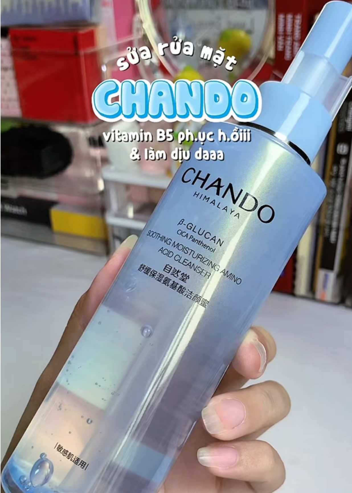 sữa rửa mặt Chando dịu ghê nhennn #chandohimalaya #suaruamat #salegiuathang #youpik 