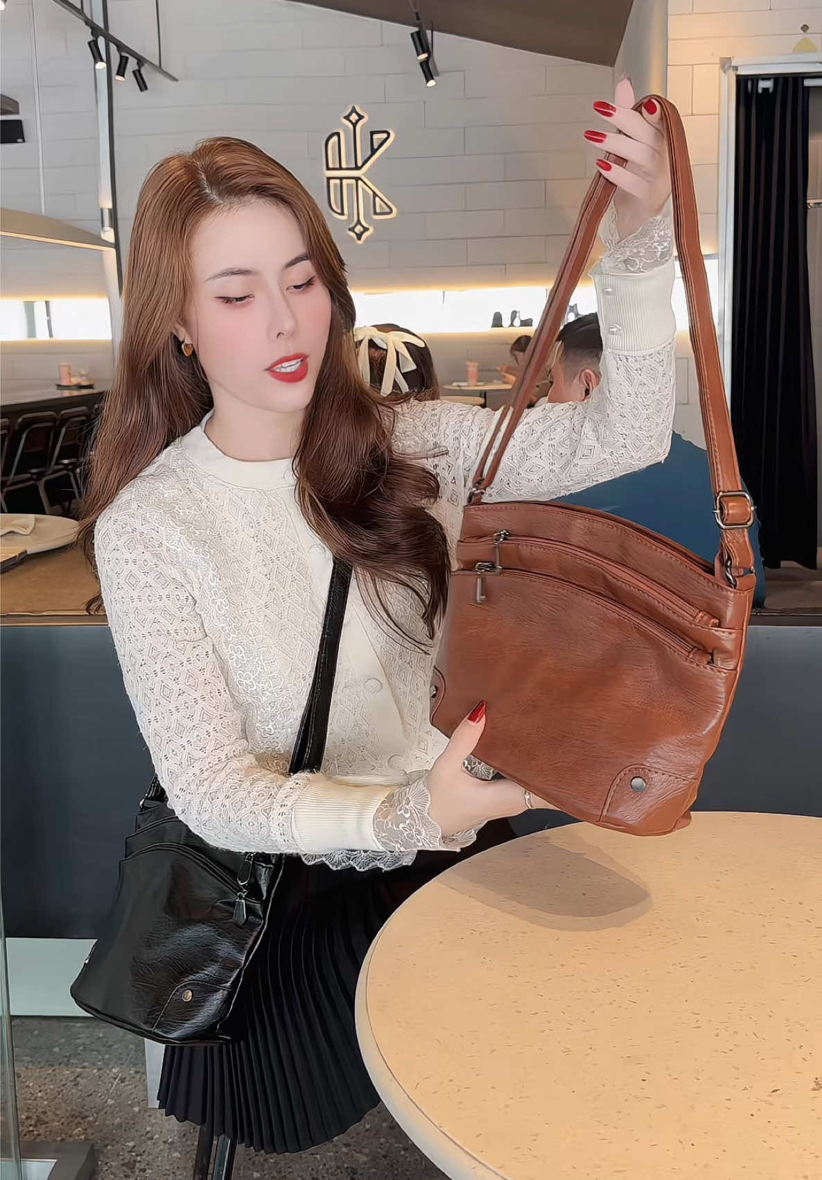 Túi xách nhiều ngăn #xuhuong #tuixach #tuidep 