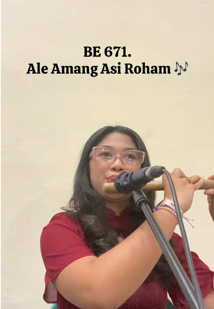 setelah sekian lama, akhirnya mengumandangkan seruling lagi di HKBP Cinta Damai Medan 🥰 #fyp #bataktiktok #zonabatak #bataknesia #hkbp 