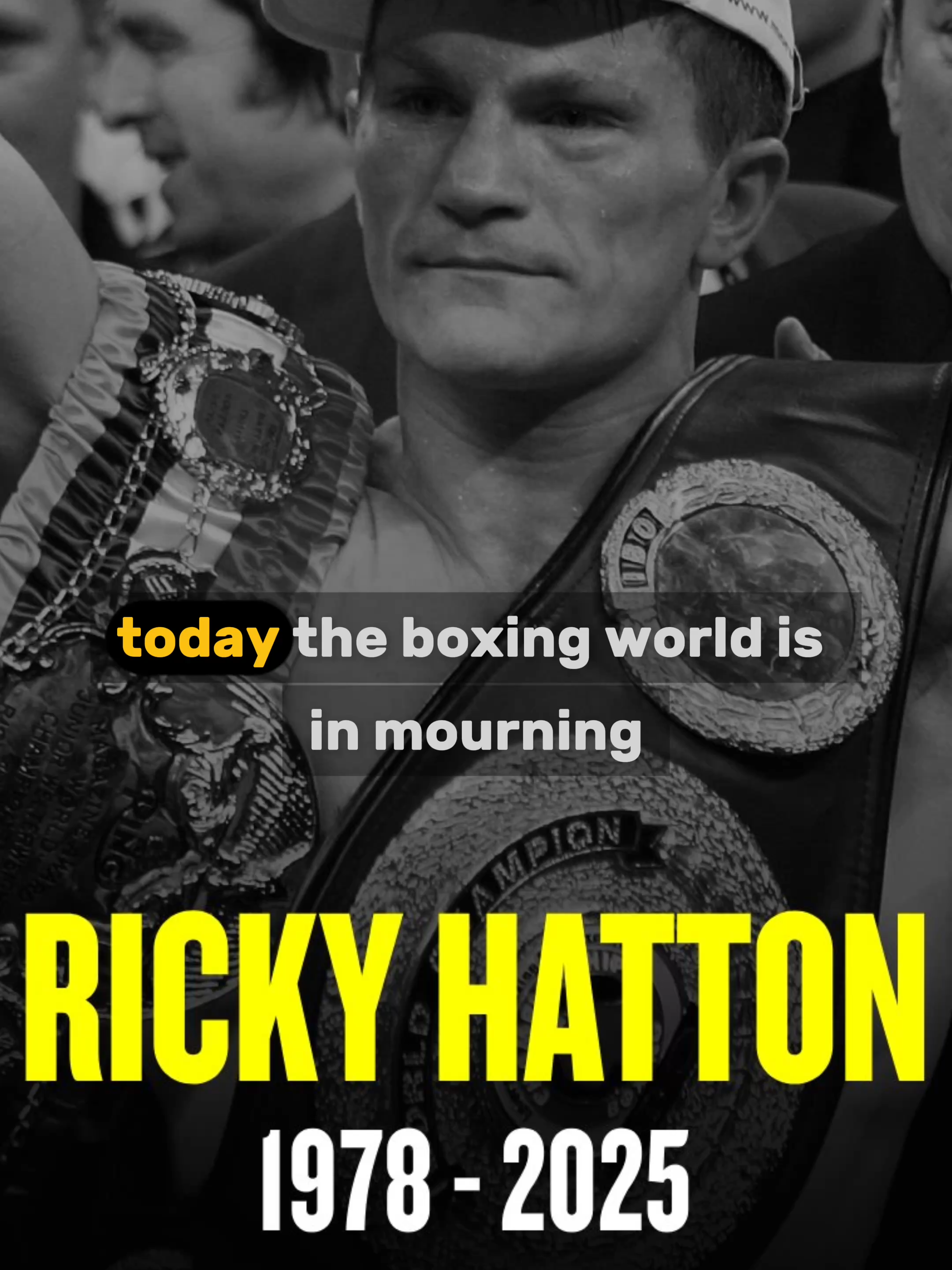 🥊 Remembering Ricky “The Hitman” Hatton — a true boxing legend. #fyp #UKTikTok #Viral #rickyhatton