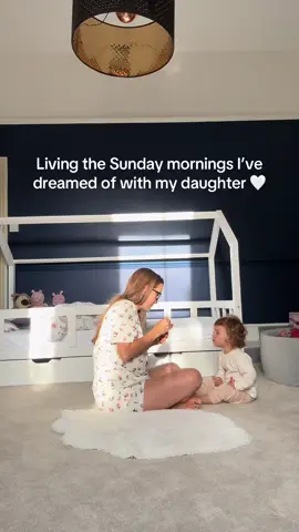 Sunday mornings are the best, no more brunch & lunch but calm, sunny nails & books 🎀💅🏼📖 #toddlersoftiktok #fyp #sunday #babytiktok #girls 