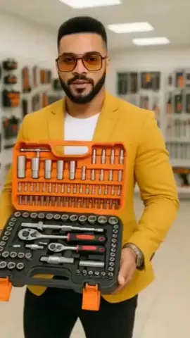 Kit 108 Peças Soquete 1/2aço Crv Profissional Conjunto de 108 peças de mangas reforçadas para indústria mecânica (incluindo caixa de ferramentas) #kit #ferramentas #proficional #mecanico #TikTokShop 