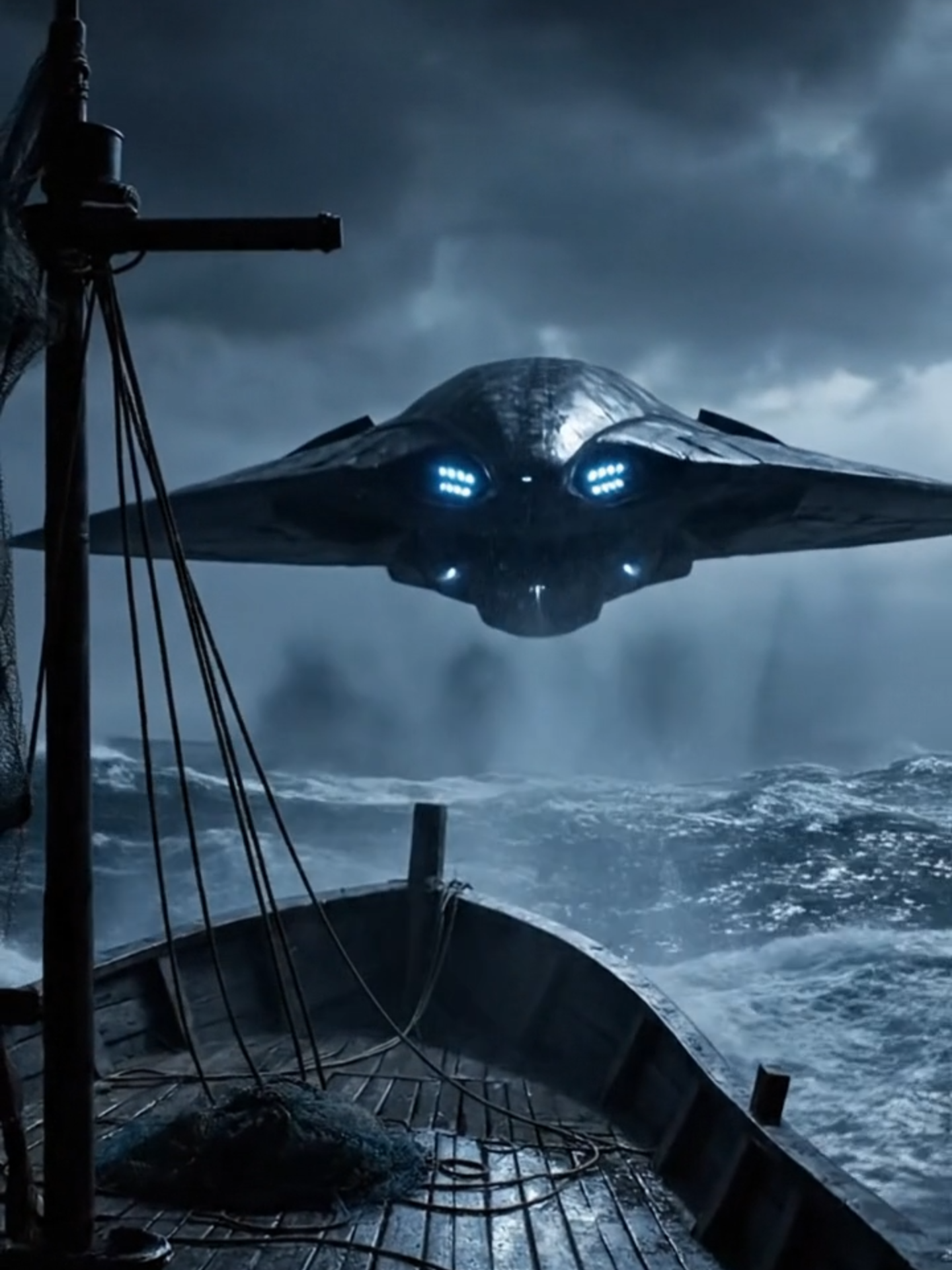 Ocean Encounter with Alien Ship #scifi #alien #sea