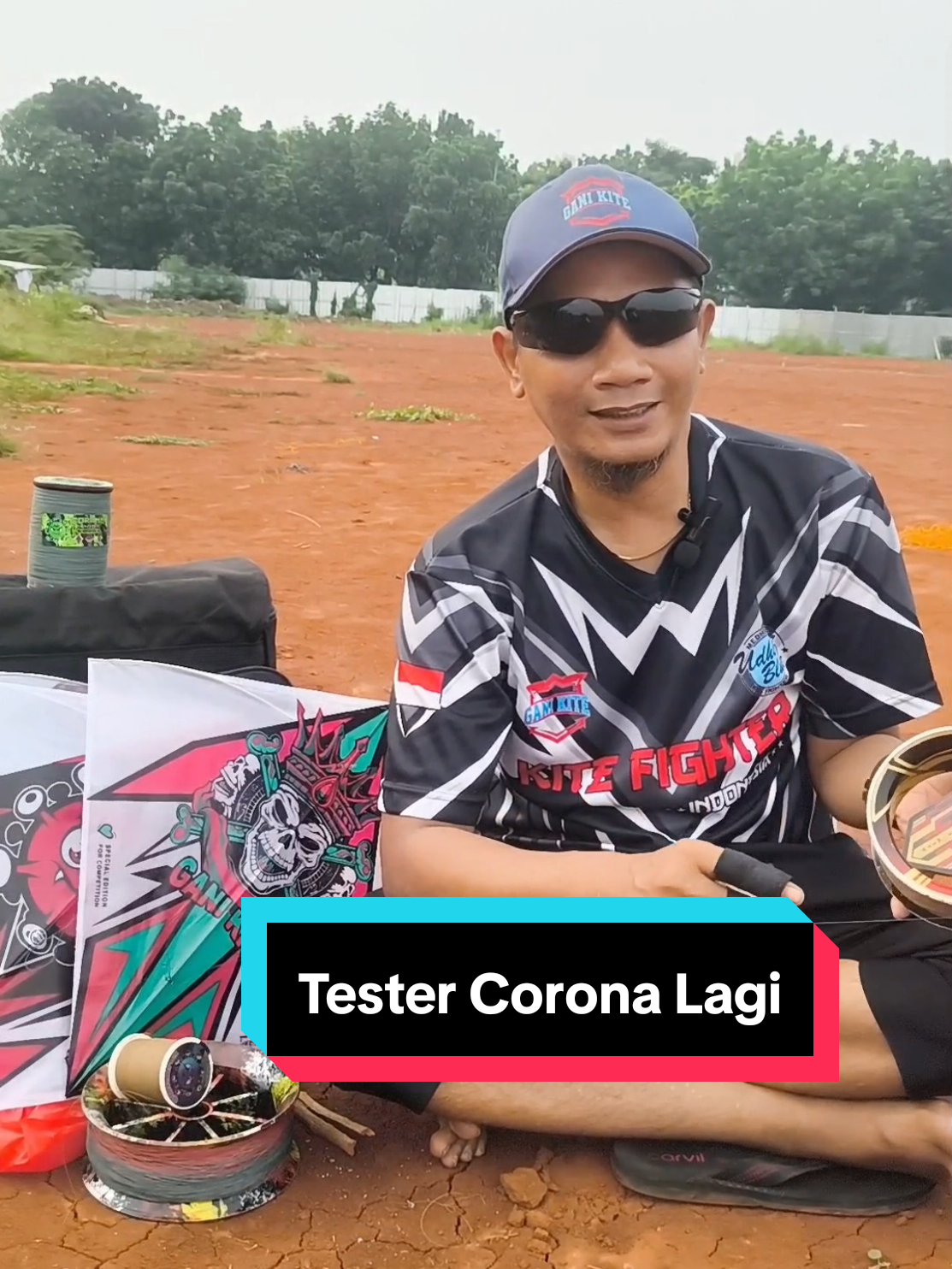 Tester Corona!!  #tangerang #gelasan #layangan #warokkite #fyp @Jagres Kite @mama.ganiku 