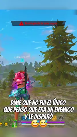 Verdad que todos pensamos que era un enemigo #FreeFire #garena #garenafreefire Avisa antes denponer estas cosas 