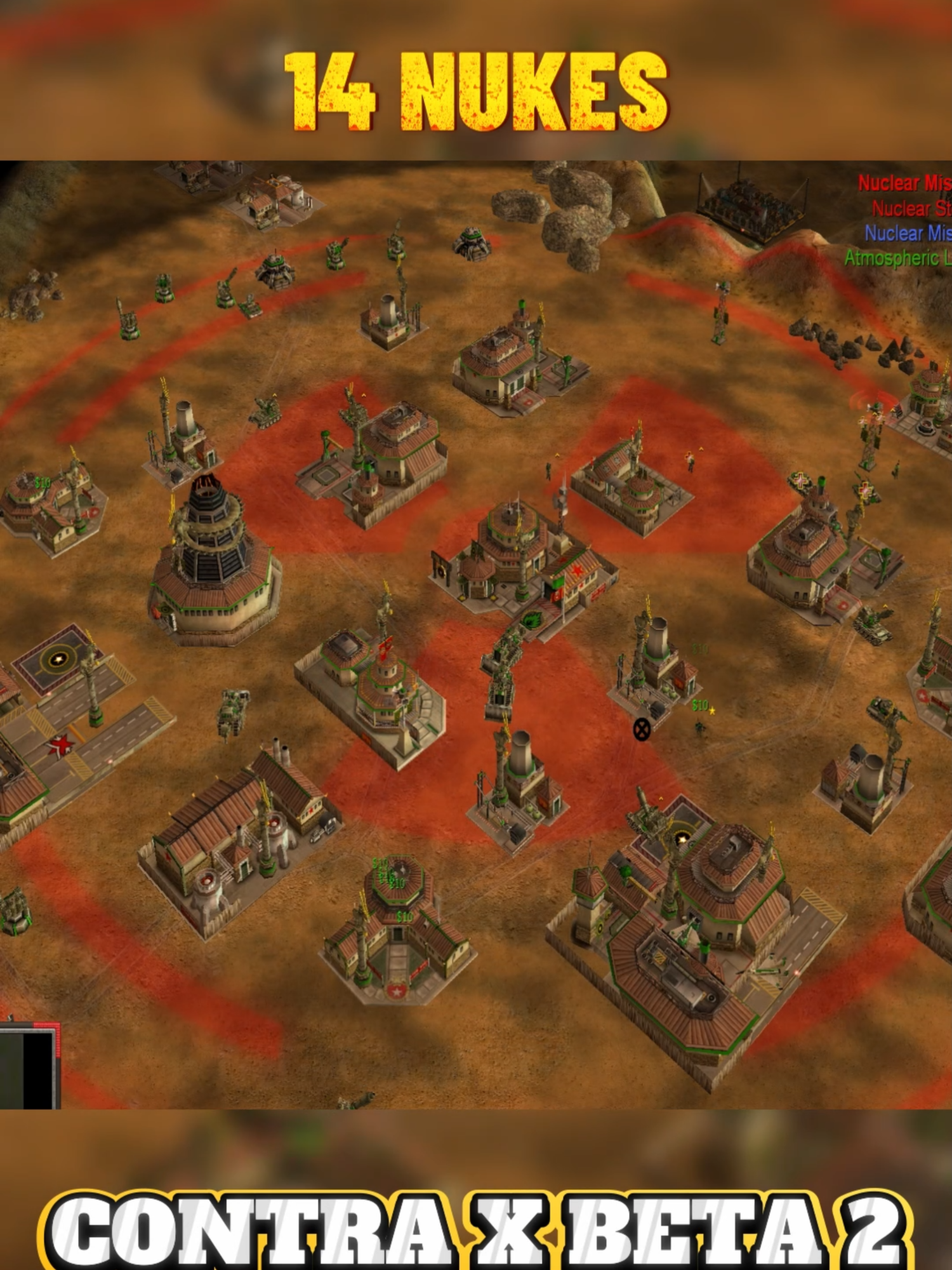 ☢️💥 Nuclear Storm Unleashed! | China Nuke General Contra X Beta 2 🔥#GamingOnTikTok #generalszerohour #shorts #game #BestGeneralsMod