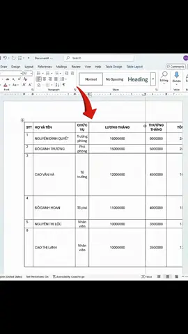 Cách căn chỉnh bản chỉ 30s! Siêu đơn giản #tinhocvanphong #exceltips #words #powerpoint #mos 