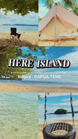 Jikalau kamu di Nabire, Pastikan Trip ke Pulau Here 😍 #fyppppppppppppppppppppppp #pantai #papua  