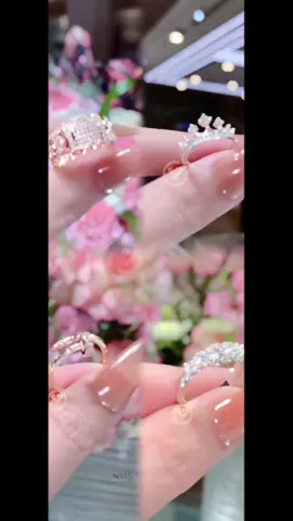 Mẫu nhẫn nam nữ lên tay đều zinh 🌿   #Thanhtrungdiamond  #longngocluxury #kimcuong#trangsuc 