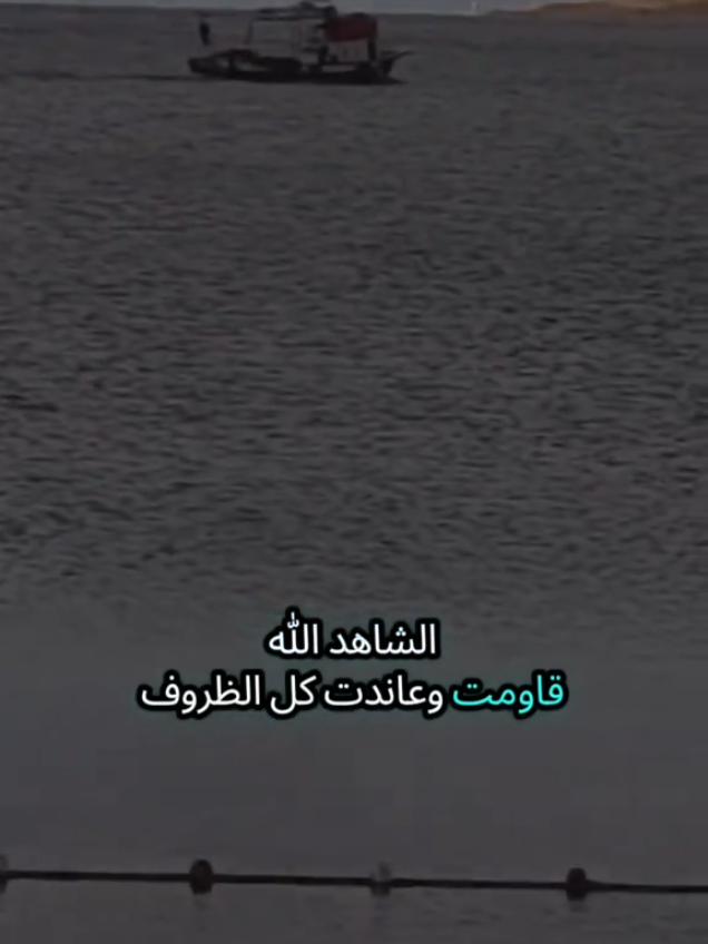 الشاهد الله قاومت وعاندت كل الظروف وكسرت كل ضلوعي وحاولت أشيل الحمل هجلان هم بكره وبتصيبني رجفة خوف وبعمري ما إعترفت بقاموس الفشل #اسطنبول #تركيا #الغربة #شعروقصايد 
