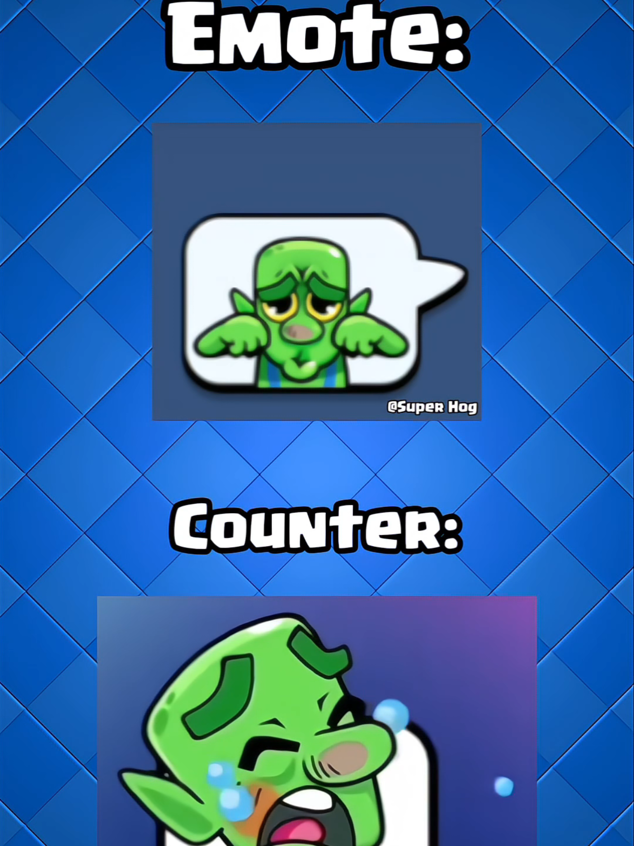 Emotes hard counters 💀  #superhog #clashroyale #supercellcreator #clashroyaleedit #fyp 