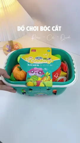 Các mẹ đã sắm cho con bộ đồ chơi vừa bóc vừa cắt rau củ quả này cho bé chưa ạ??? Đồ chơi bổ ích mà còn giúp con phát triển trí não, ghi nhớ và nhận biết các loại rau củ quả con vật nữa đó các mẹ #dochoi #dochoichobe #dochoicathoaqua 
