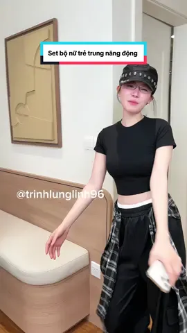 Set bộ nữ trẻ trung năng động nè #setbonu #setnuxinh #setaoquan #xuhuong #fashion 