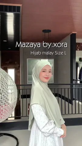 Masya Allah tabarakallah mazaya hijab malay Size L nyaman banget dipakai sehari hari😍#xorahijab #hijabinstan #hijabmalay #hijabinstansizeL #hijabinstanmalay 