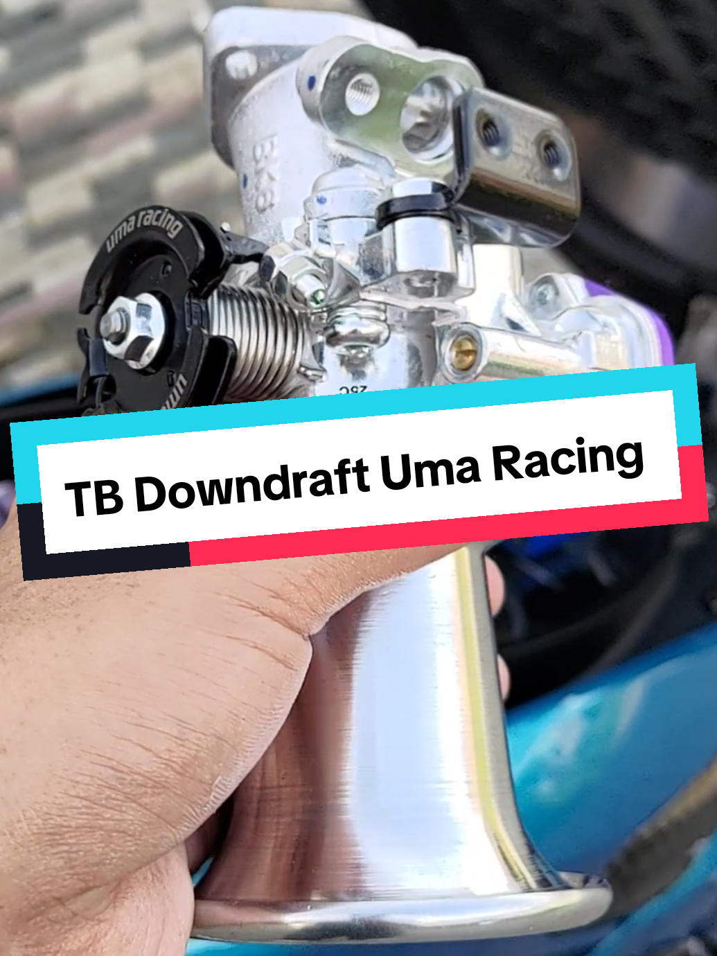 Throttle Body Downdraft UMA Racing Nmax,Aerox,Vario,MX King,Vixion,R15,Sonic,Supra GTR, dll @umaracingindonesia  #tbdowndraft #tbumaracing #maxxwien_ #downraft #throttlebody 