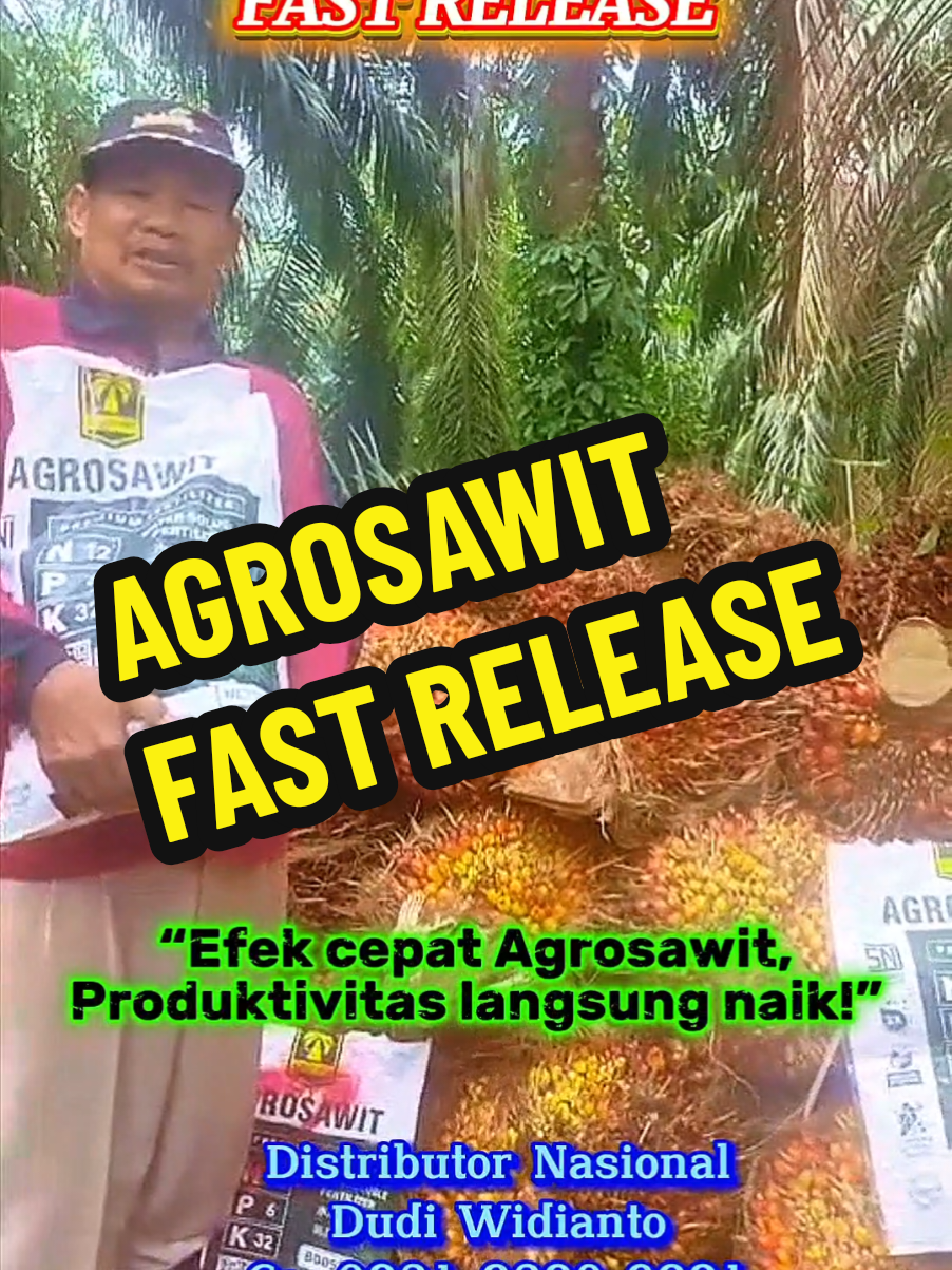 Dengan teknologi fast release, NPK 12-6-32 Agro-Sawit bekerja cepat memberi nutrisi tepat. #petanisawitindonesia🇮🇩 #distributoragrosawit #pupukagrosawit #npkagrosawit 