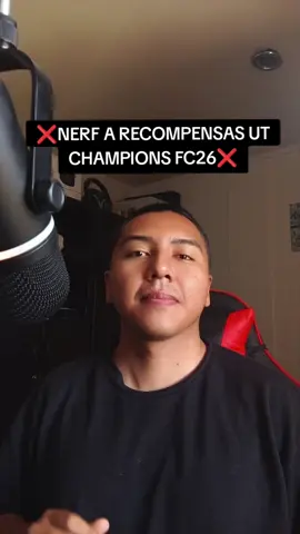 NERF A LAS RECOMPENSAS DE UT CHAMPIONS. En fc 26 la tendencia al nerfeo de recompensas es clara. Crees que es bueno este cambio o es una estrategia de ea para gastar más dinero?  #eafc #fifa #ultimateteam #champion #sobre 