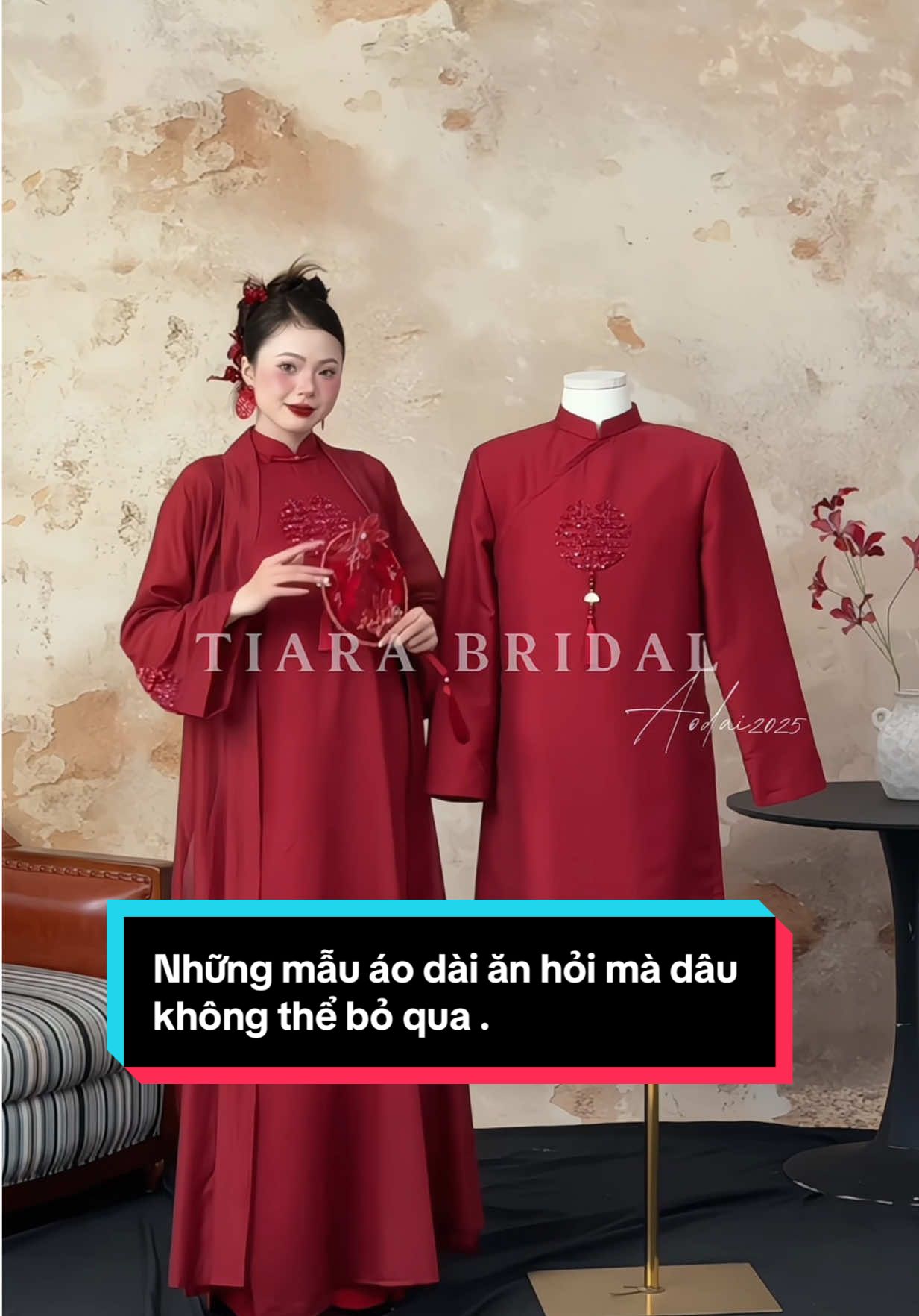 Những mẫu áo dài ăn hỏi ma dâu không thể bỏ qua #viral #codauxinh #xuhuongtiktok #codau #xuhuongmakeup2025 