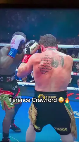 Canelo’s chin is rock solid fr 😭 (h/t sltphoto/IG) #caneloalvarez #terencecrawford #boxing 