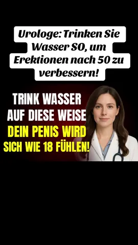 Urologe: Trinken Sie Wasser SO, um Erektionen nach 50 zu verbessern! Trinken Sie Wasser falsch? Entdecken Sie, warum richtige Hydratation die Gesundheit, Energie und Vitalität von Männern über 50 dramatisch verbessern kann. Lernen Sie das wissenschaftlich fundierte Hydrations-Protokoll kennen, das Tausenden von Männern hilft, sich stärker zu fühlen. Dieser umfassende Leitfaden enthüllt die Verbindung zwischen Dehydration und männlichem Wohlbefinden, einschließlich optimaler Hydrations-Zeitpläne, Mineralstoff-Geheimnissen und dem 72-Stunden-Transformations-Protokoll. 🚰 Was Sie lernen werden: • Das richtige Timing für optimale Flüssigkeitszufuhr während des Tages • Warum Ihre aktuellen Trinkgewohnheiten kontraproduktiv sein könnten • Mineralstoff-Zusätze, die die Wasseraufnahme verbessern • Wie Dehydration, Durchblutung und Energielevel beeinflusst • Schritt-für-Schritt-Hydrations-Protokoll für maximale Vorteile ⚠️ WICHTIG: Diese Informationen werden in der Aufklärung bereitgestellt. Konsultieren Sie immer Gesundheitsfachkräfte. Keywords: Männergesundheit Hydration, richtige Wassertrinktechnik, Hydration und Durchblutung, Dehydration Auswirkungen Leistung, optimaler Hydrations-Zeitplan, Gesundheitstipps Männer 50, Wassertrinken Fehler, Hydrations-Protokoll Männer, richtige Hydrations-Zeit, Männer Wellness Hydrations-Guide Hashtags: #Männergesundheit #Hydration #MännerWellness #GesundheitÜ50 #RichtigeHydration #MännerGesundheitsTipps #Wasseraufnahme #GesundesLeben #MännerVitalität #WellnessTipps #GesundesAltern #MännerLebensstil #HydrationsTipps #MännerGesundheitsPflege #VitalitätsBoost 