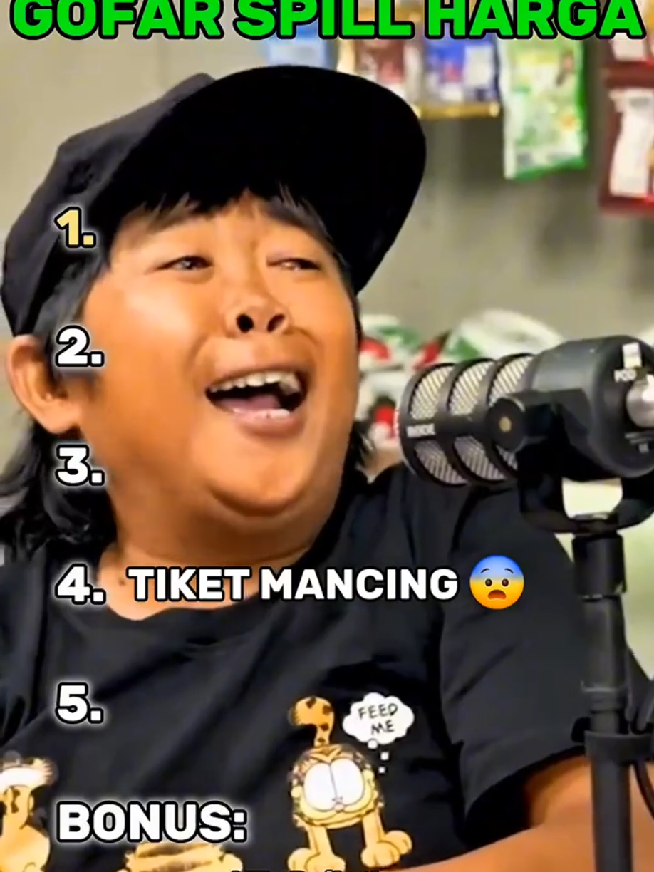 TOP 5 GOFAR SPILL HARGA #lucu #gofarhilman #pwk #pwkpodcast #fyppppppppppppppppppppppp 