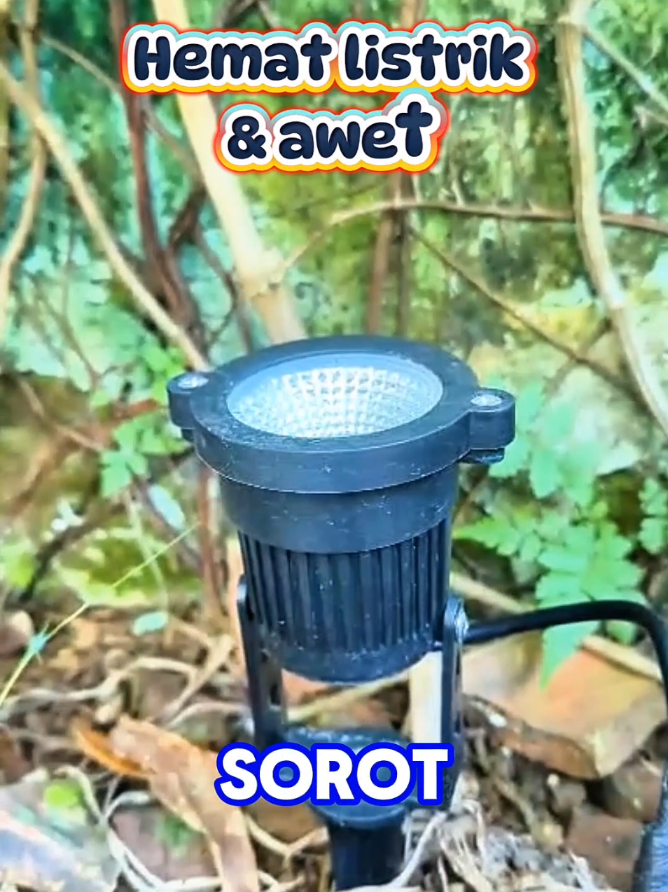 🔥 Lampu Taman LED Sorot Super Terang | Anti Hujan | Awet & Hemat Listrik 🔥 #lampuLED #lamputaman #lampusorot #huniannyaman #viralshop 