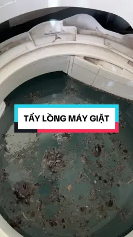 Vệ sinh lồng máy giặt #libyofficial 