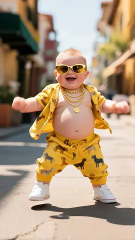 Cute baby cool dance 😂 #cute  #cutebaby  #funnybaby  #babydance  #cutedance  #ai 