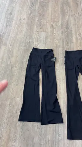 Flared leggings or yoga pants whatever you wanna call them three inseam plus adjustable 