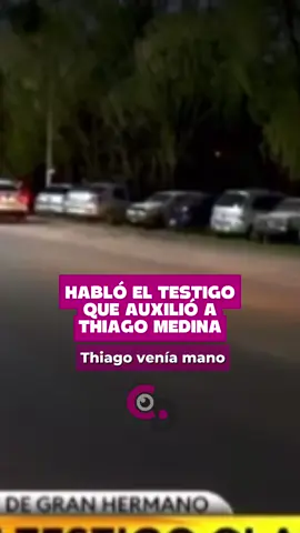 LA PALABRA DEL TESTIGO 🚨 Habló Raúl, el testigo que auxilió a Thiago Medina luego de su accidente. Asegura que es un lugar donde no hay mucha visibilidad y los autos van muy rápido. El venia con su esposa en su camioneta, un poco más atras y cuando sucedió el choque bajaron a auxiliar a Thiago. #thiagomedina #accidente #testigo #moto #granhermano 