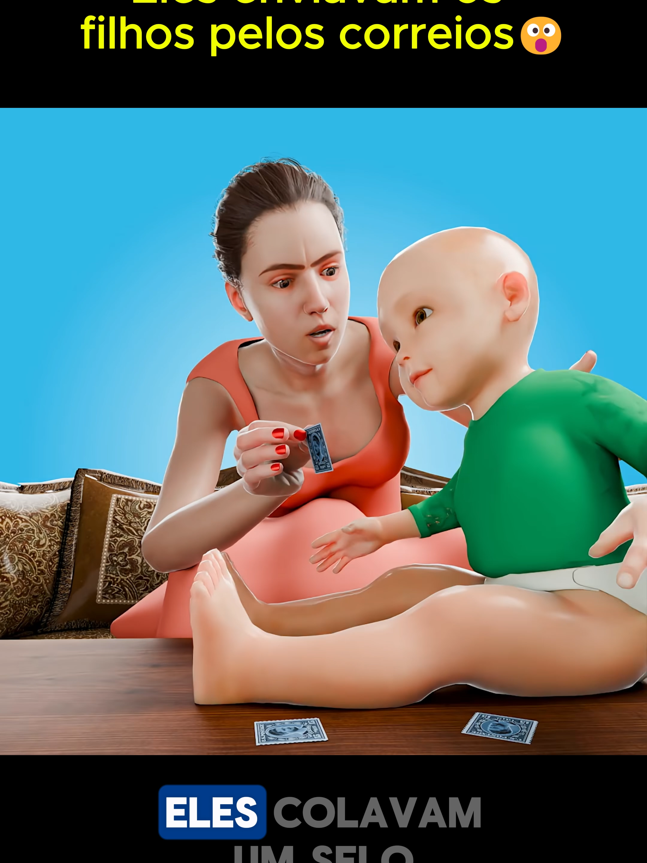 Eles enviavam os filhos pelos correios😮