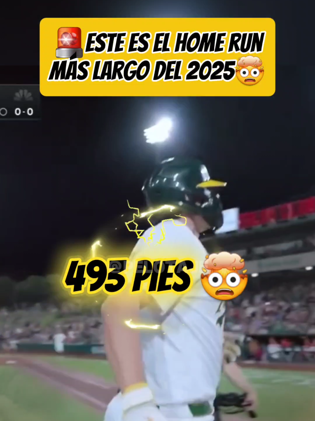 🤯Nick Kurtz, rookie de los Atléticos conecto el Home Run más largo de la temporada 2025 de la MLB 😤  La pelota viajo por 493 pies y cuando el vio la repetición en la tablet ni el mismo lo pudo creer 🤯 #MLB #beisbol #baseball #athletics #baseballlife 
