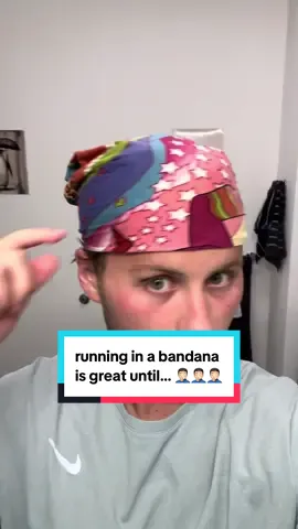 Pros and cons to running in a bandana… PROS: - Looks tight af - Absorbs sweat - A million different styles - Keeps the mane out of my face - Did I mention it looks tight af? CONS: - RAZOR SHARP tan line on your forehead 🤦🏻‍♂️ #Running #fashion #fail #bandana #g1m 