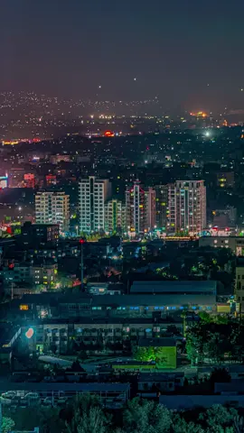 The capital of Afghanistan, Kabul; a city that shines in the light of the night. #Afghanistan #Nature #CapCut #travel #افغانستان 