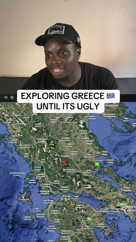 EXPLORING GREECE 🇬🇷 UNTIL ITS UGLY #fyp #greece #googleearth #travel 