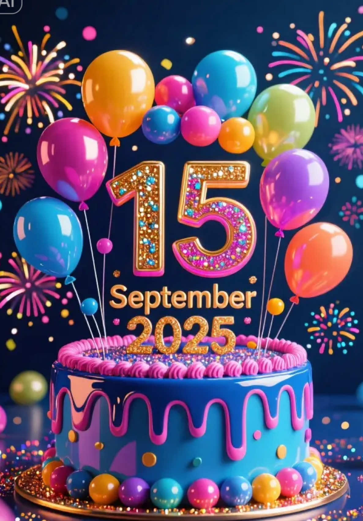 Birthday Template 15 September 2025 #birthday #happybirthday #hppybirthdaytoyou #ulangtahun #hbd 