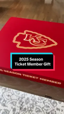 Our 2025 Season Ticket Member gift arrived just in time for the first home game of the season! How bout those Chiefs?! ❤️💛 #kansascity #chiefs #chiefskingdom #kansascitychiefs @Chiefs 
