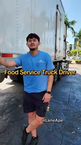 Food Service truck driver.  #truckdriver #trucking #trucker #job #bluecollar 