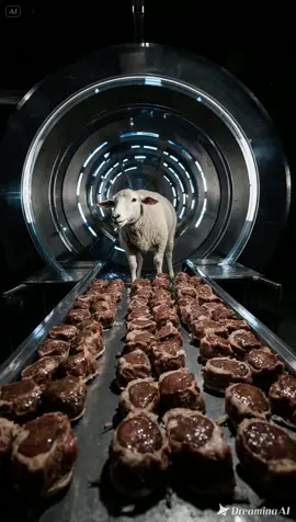 ultra Realistic industrial #tiktokpakistan #meat #ai #trending 