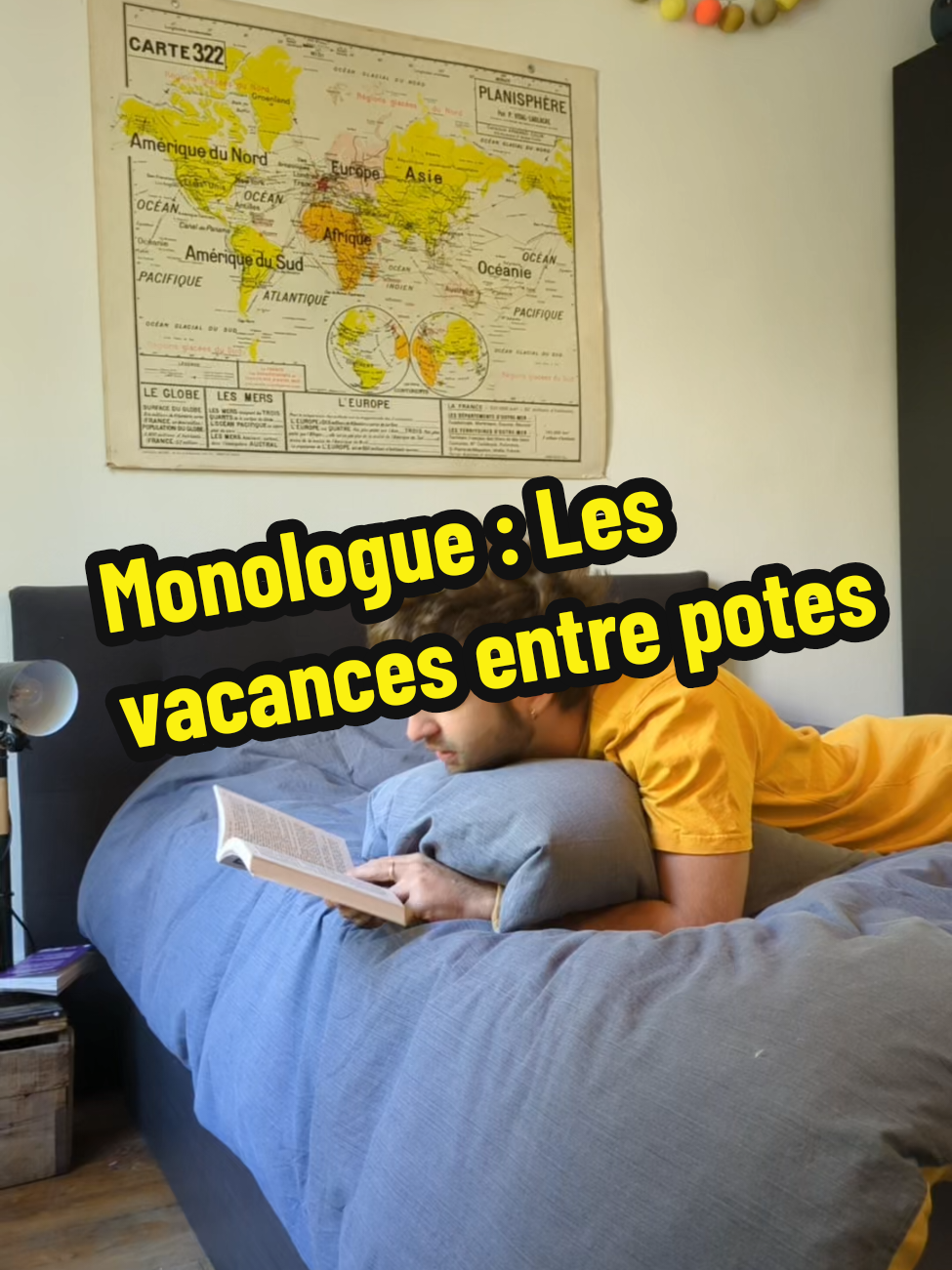 Les vacances entre potes, c'est terminado. Merci à @delanuts pour l'anecdote de la brunoise qui nous suit encore longtemps après. Vous trouviez que le dernier monologue était long ? Bim, 2'30 dans votre face #anxiete #vacances #potes #humour (et Lou à la 🗣️)
