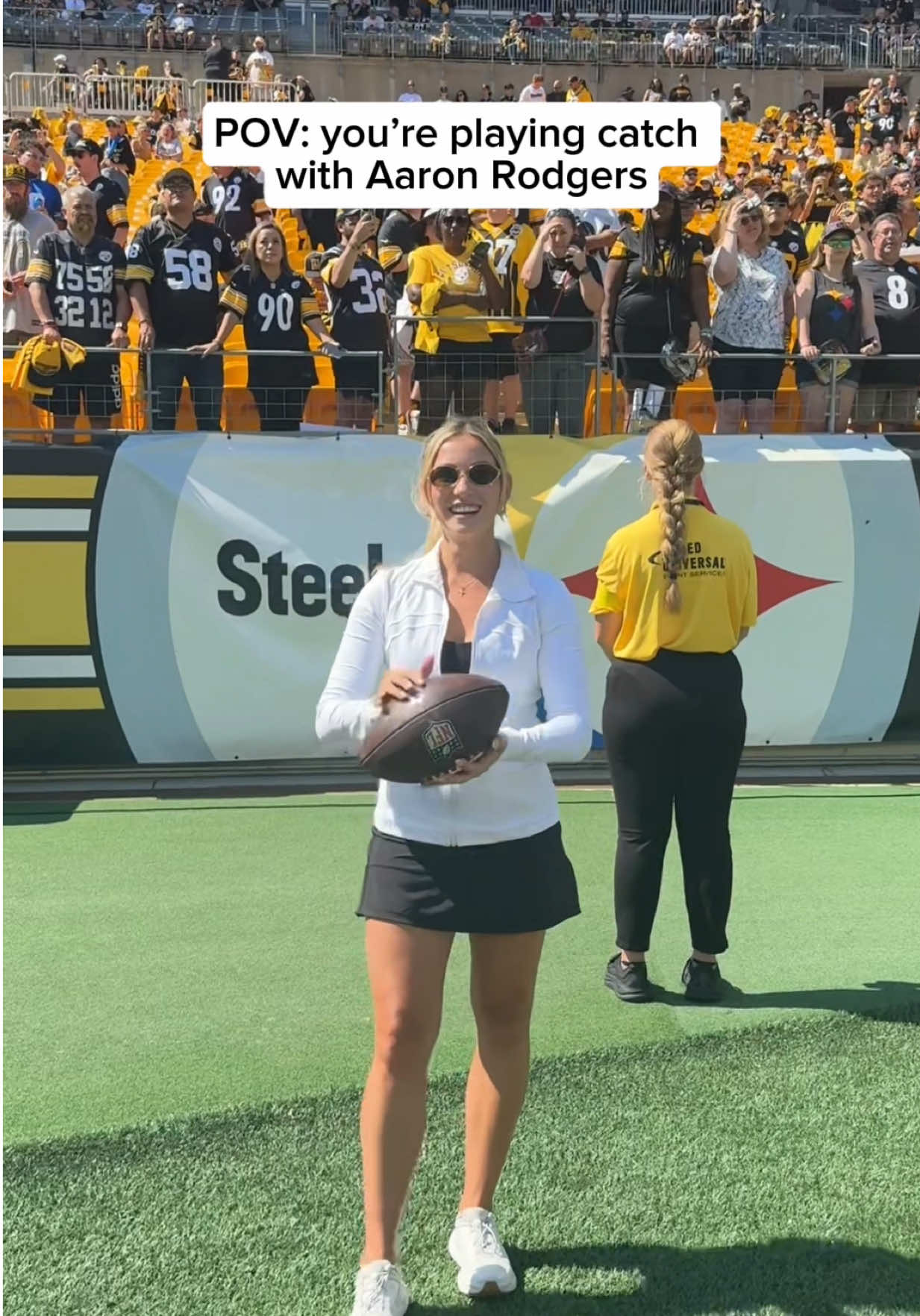 Haters will say it’s fake @ESPN #aaronrodgers #steelers #nfl #espn #football 