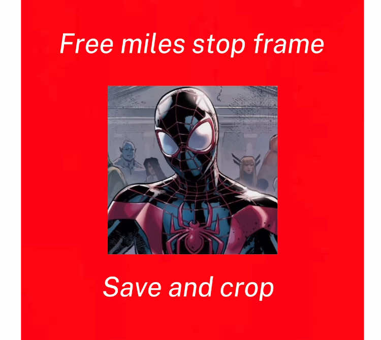 Miles stop frame pls use🤭 #milesmorales #spiderman #stopfame #fyp #trending 