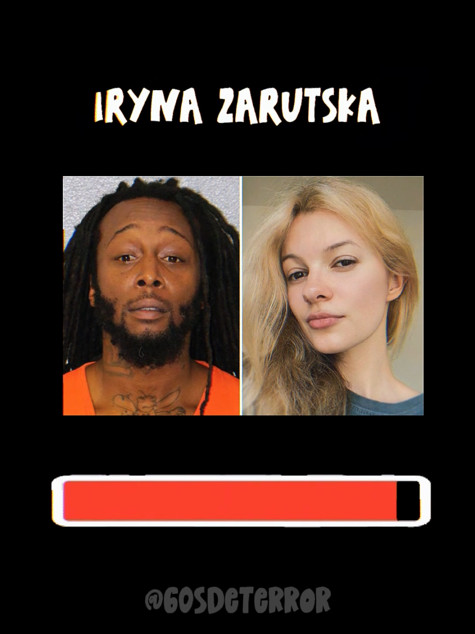 The story about ukrainian Iryna Zarutska! 🇺🇲🇺🇦  #truestory #horrortok  #horrorstory #analoghorror  #scary 